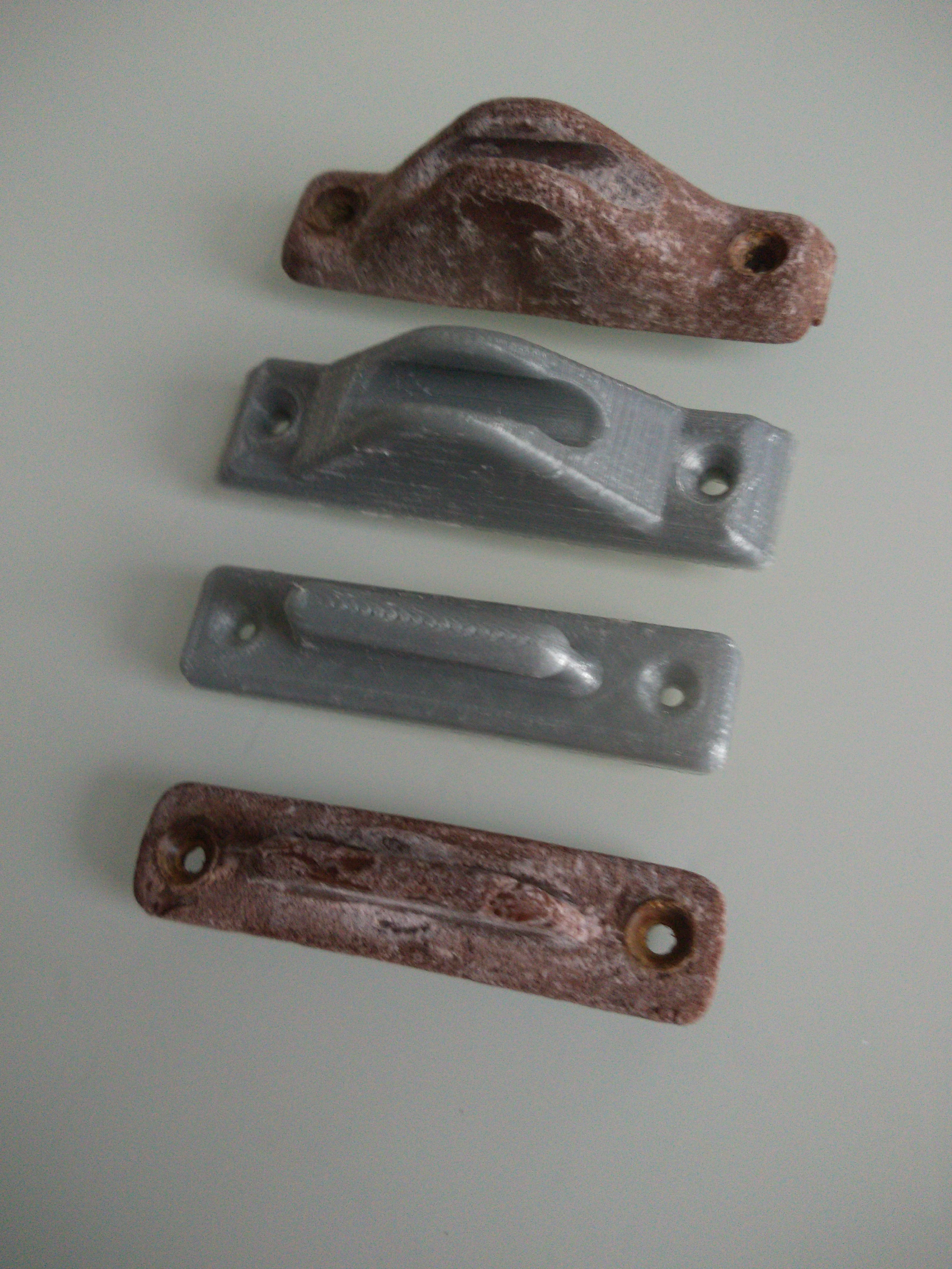 Caravan door clamp