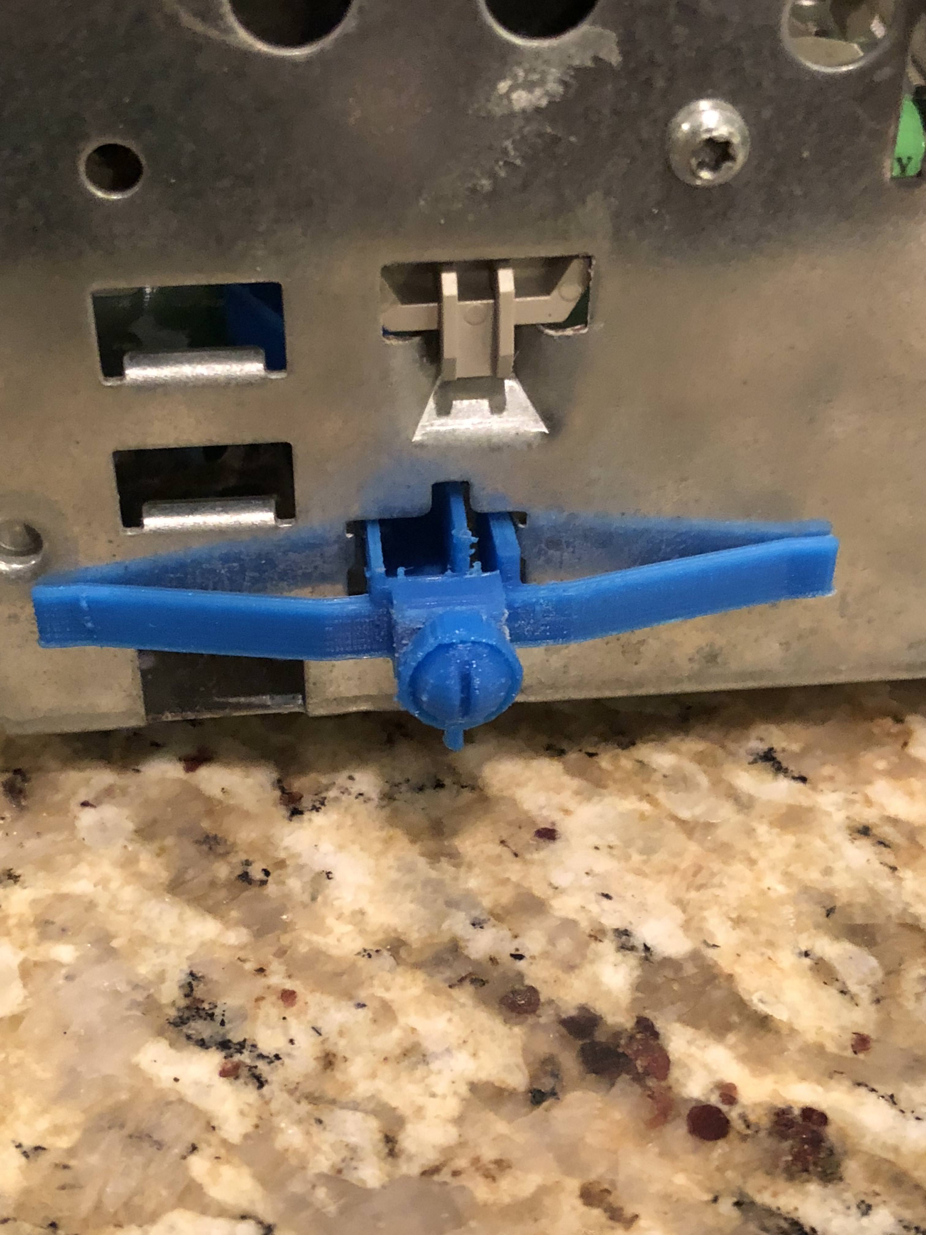 Revised PowerMac G3 M3979 power button and shaft