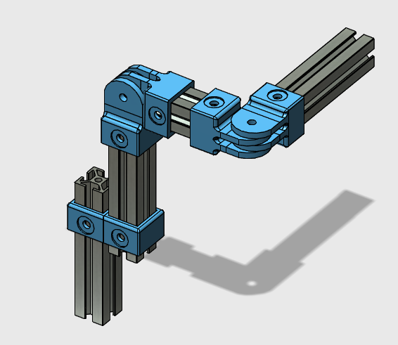 20x20 extrusion mount arm