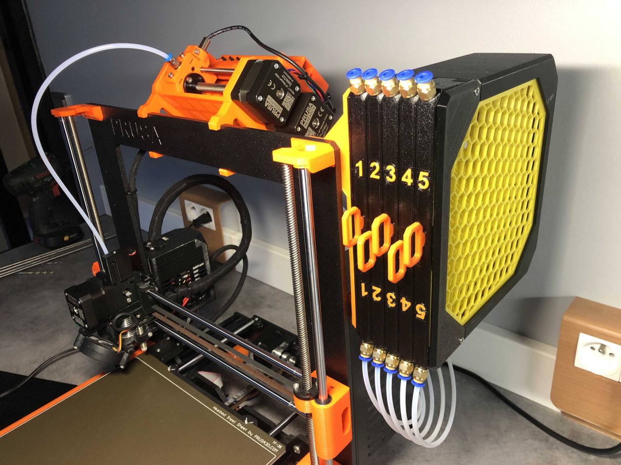 PRUSA MMU2S/MMU3 Slot Buffer Holder