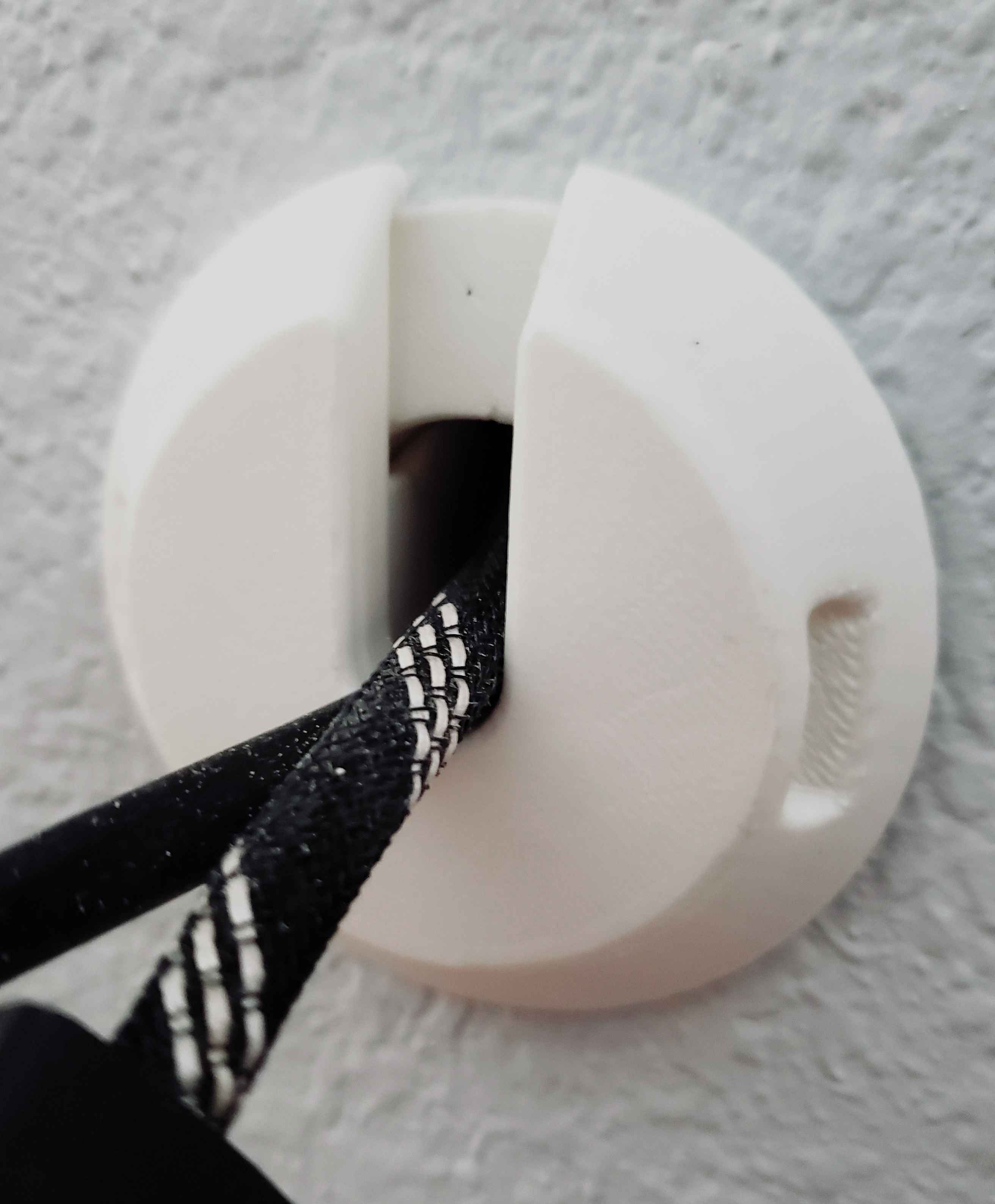 Wall cable grommet and cover plate