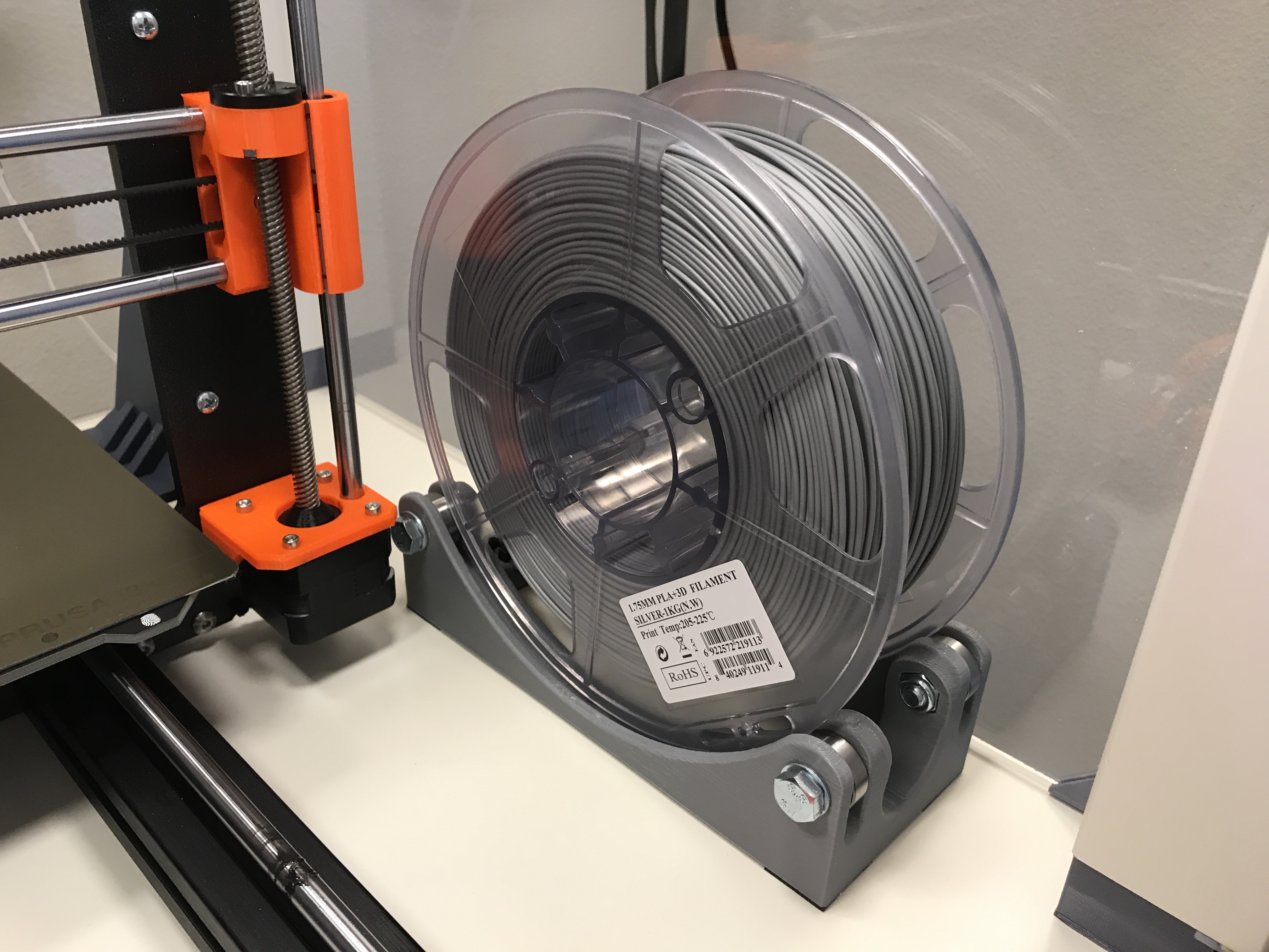 608ZZ Bearing Filiment Spool Holder with PTFE tube holder