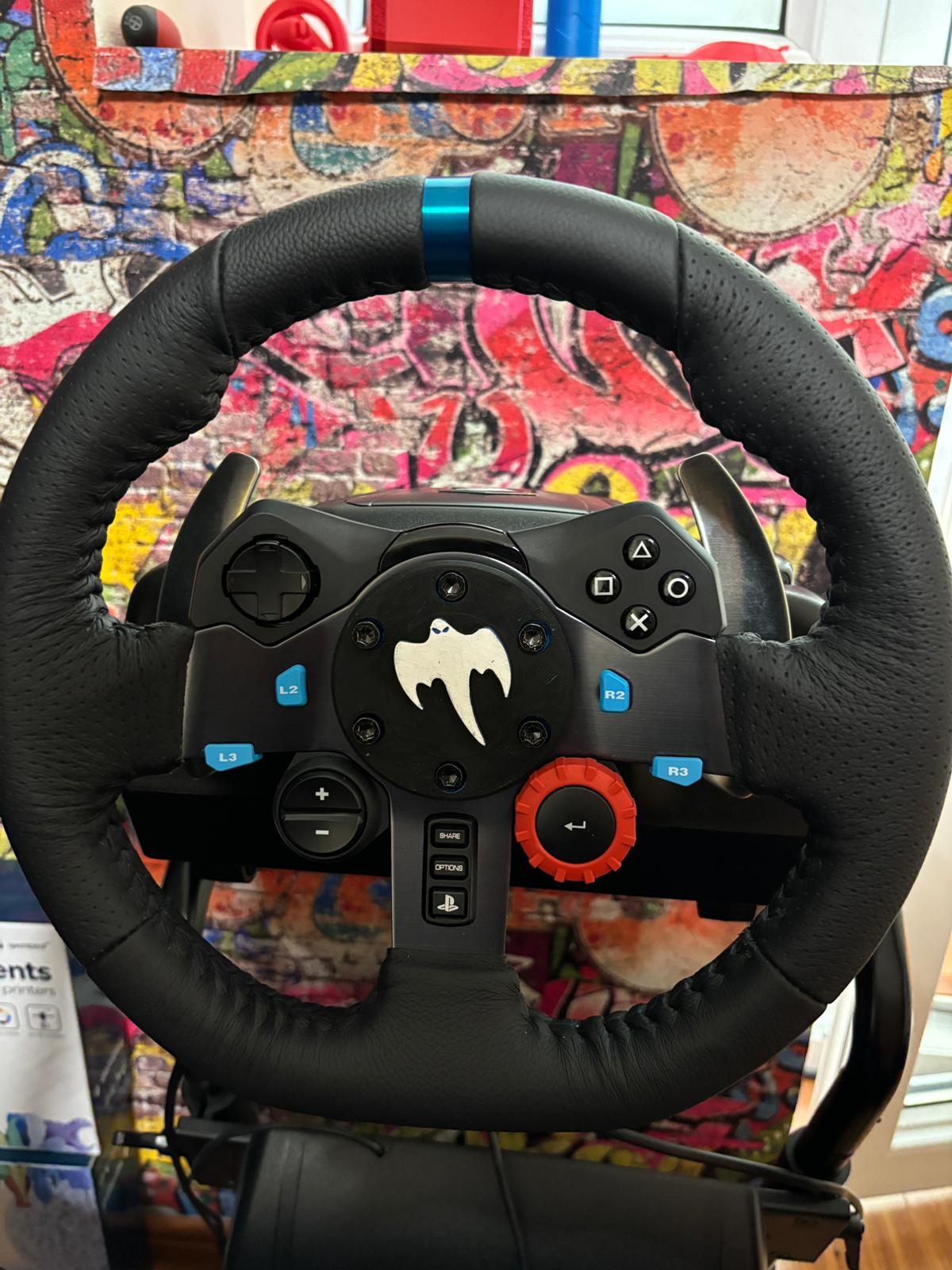 Custom Koenigsegg Ghost logo Wheelcap G29 / G920 / G923