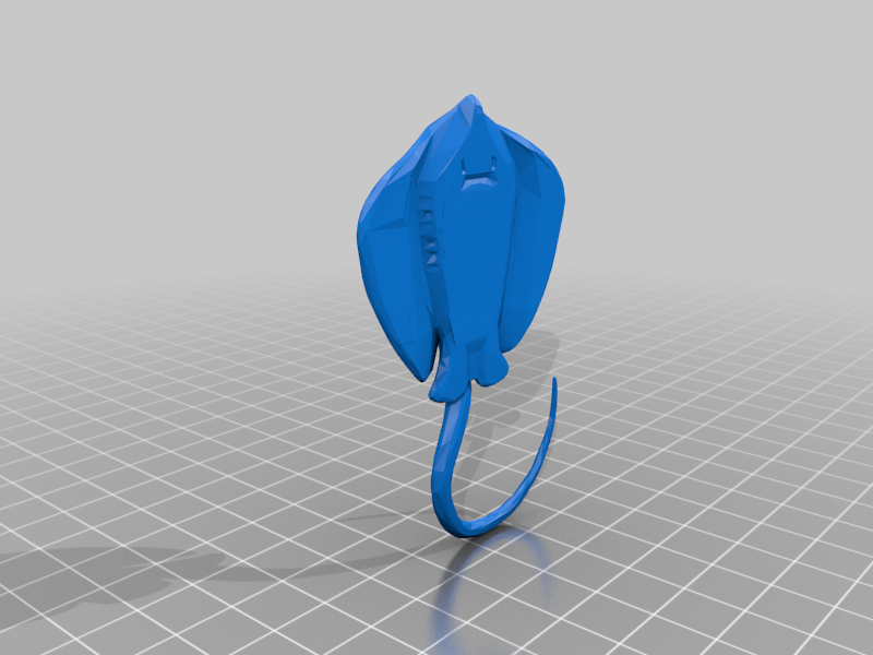 Low poly stingray