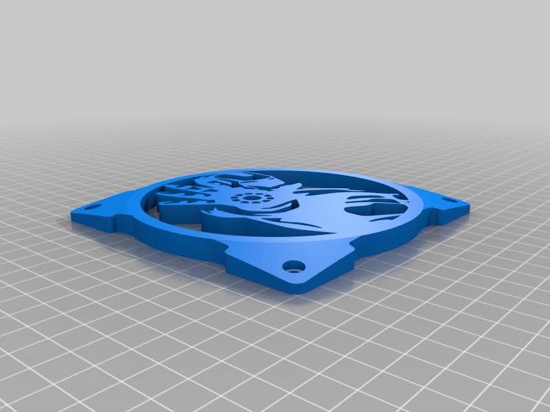 120mm iron man fan grill