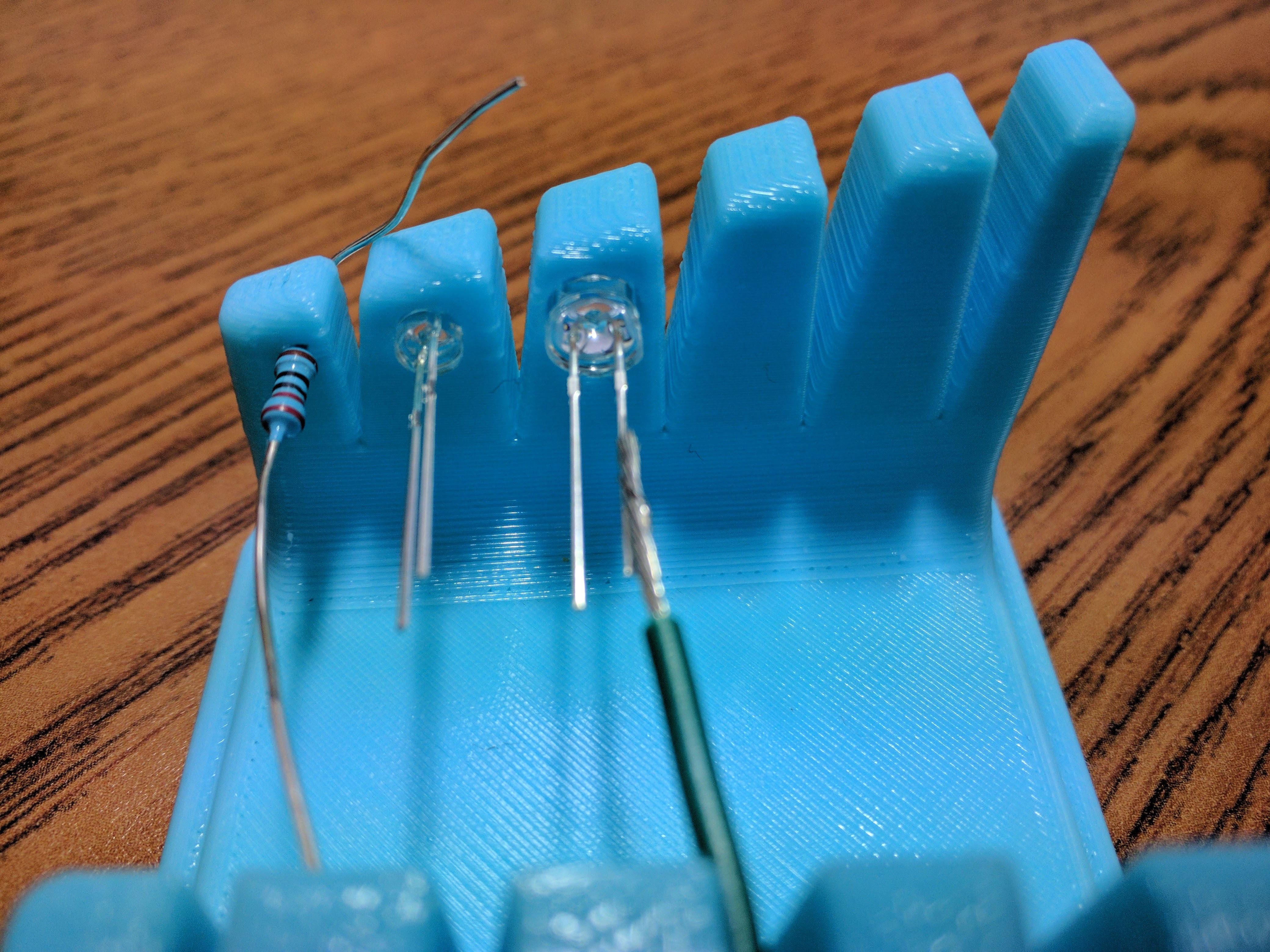Soldering Fingers LED Mod