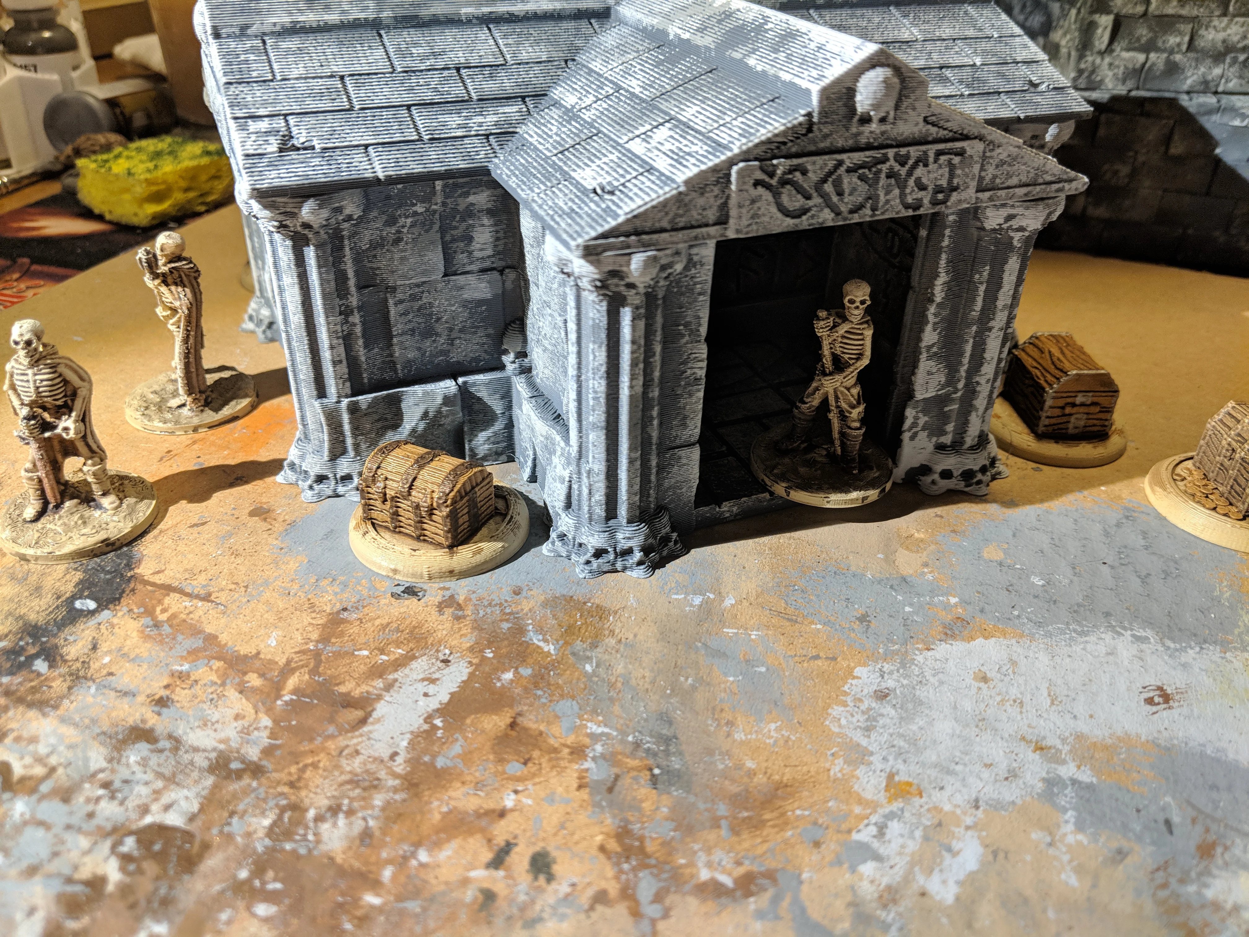 Fantasy Wargame Terrain - Necromancer Mausoleum/Crypt