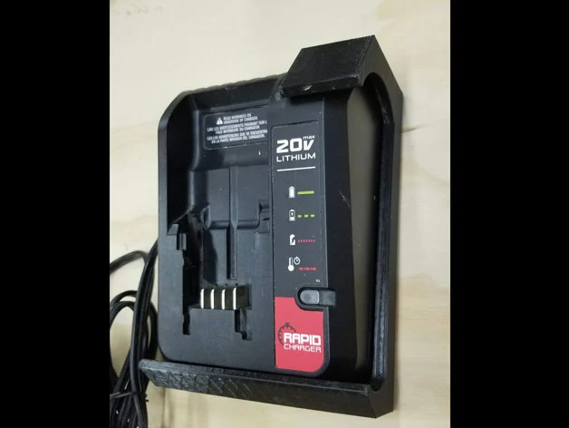 Porter Cable and Black & Decker 20v Battery Charger Wall Mount