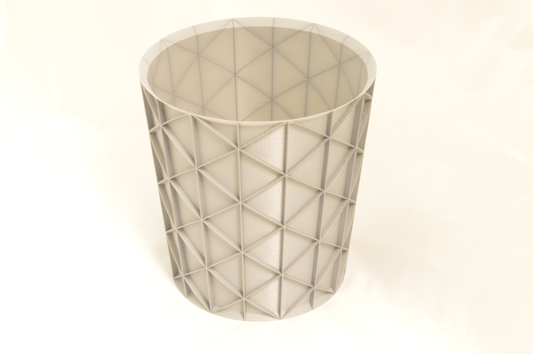 Isogrid Wastebasket