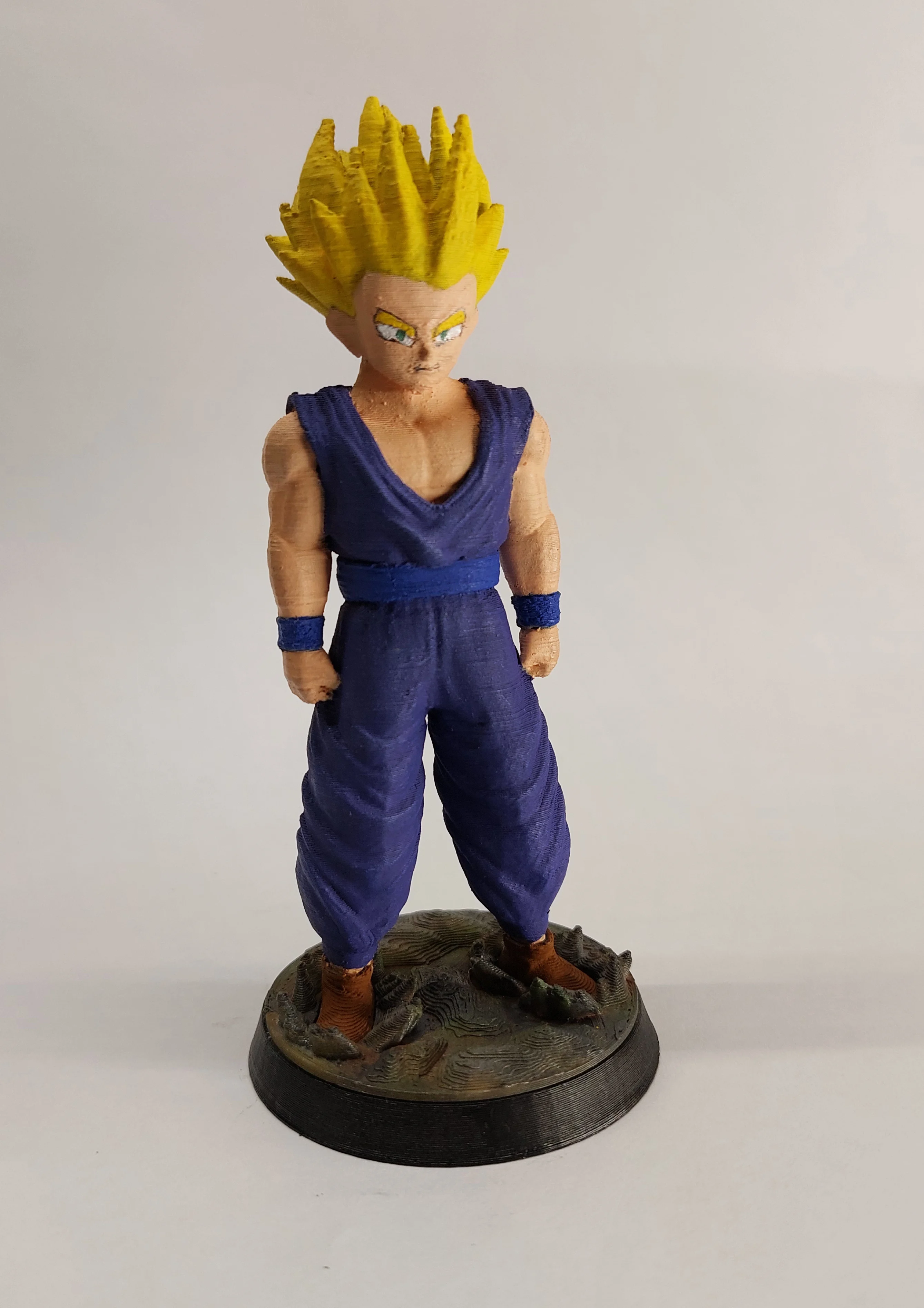 Gohan with a rocky base