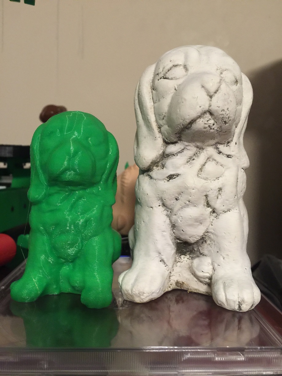 Dog Statue Scan