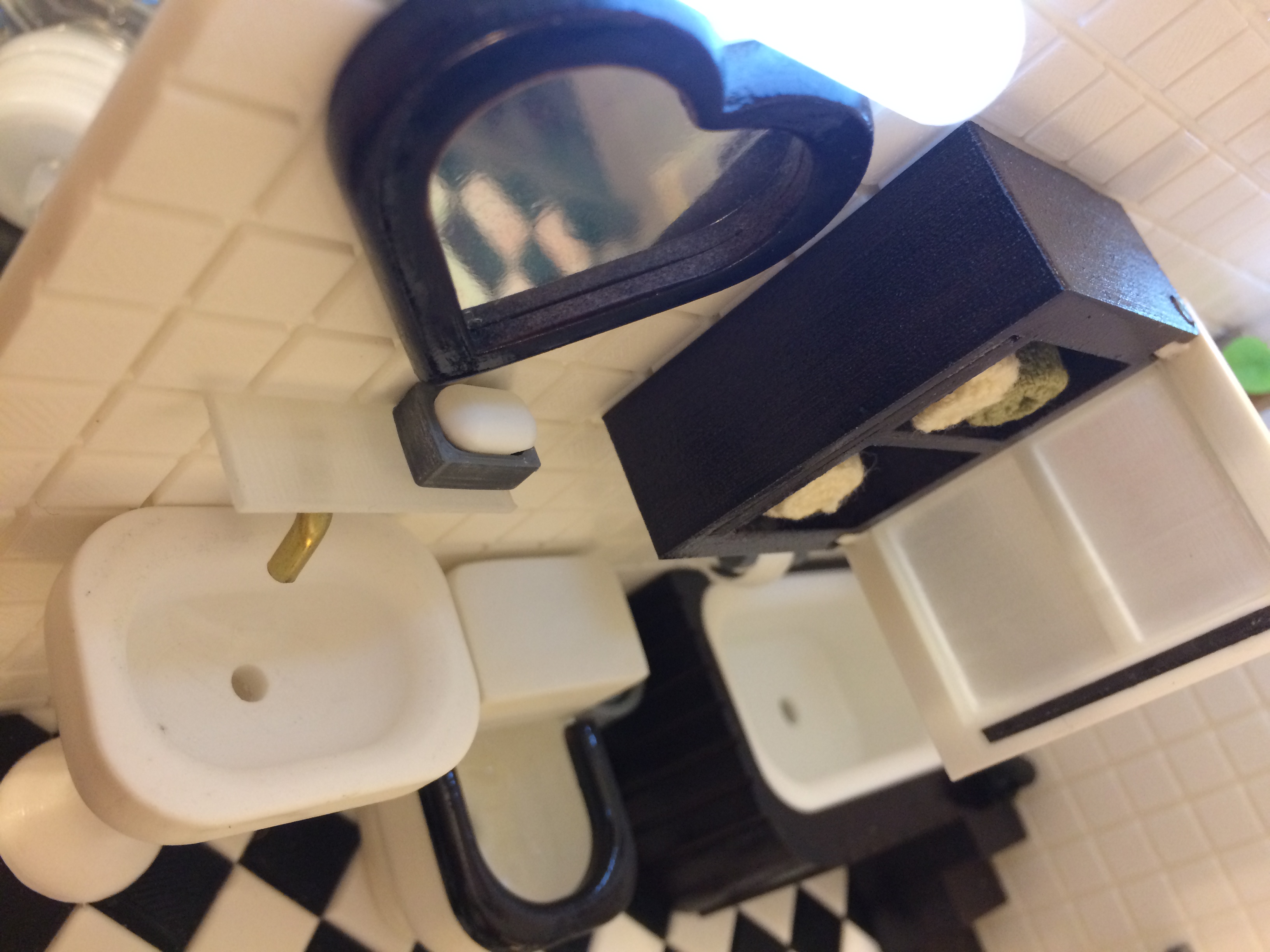 Miniature Washstand  (bathroom)