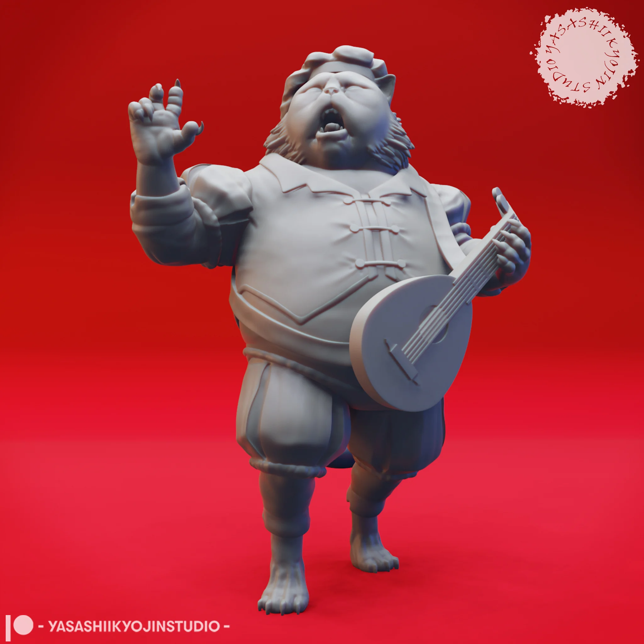 Tabaxi Bard - Tabletop Miniature