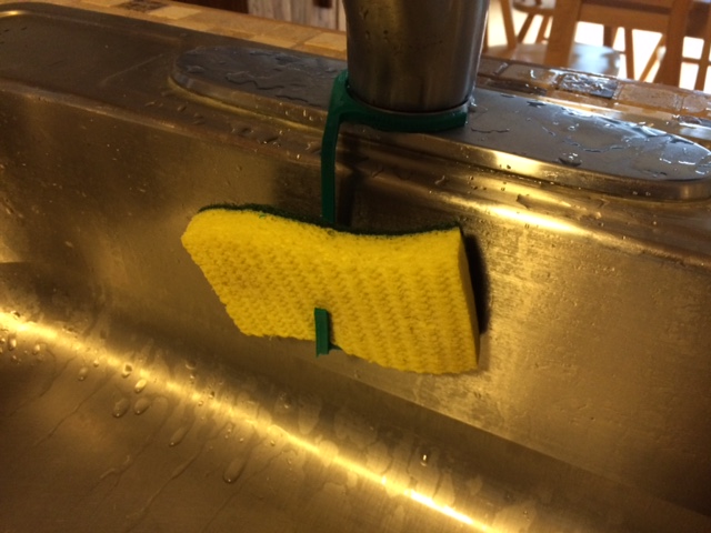 Sponge holder for sink