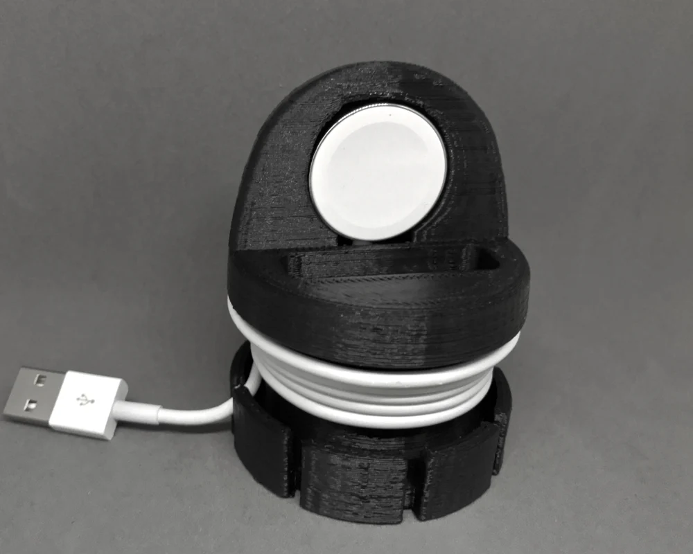 Apple Watch Travel Charging Stand and Cord Organizer