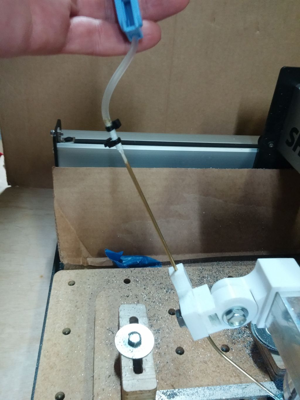 Shapeoko 3 Gravity Feed Coolant Dripper for Aluminum Cutting