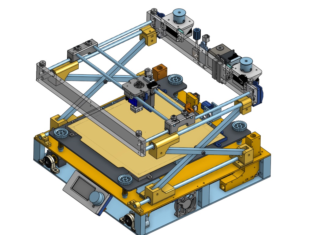 UPDATED 3D PRINTER JUTOGU 3.5 NOW WITH ASSEMBLY FILES