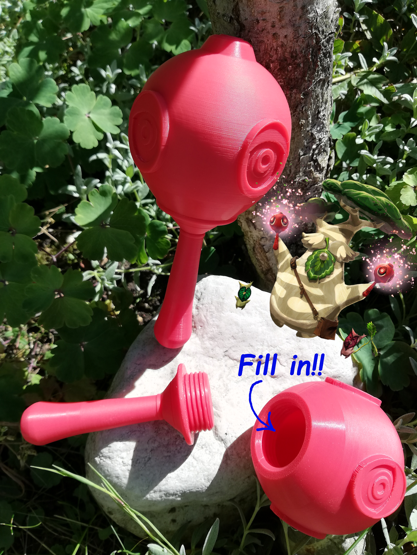 Hestu´s refillable Maraca rattles
