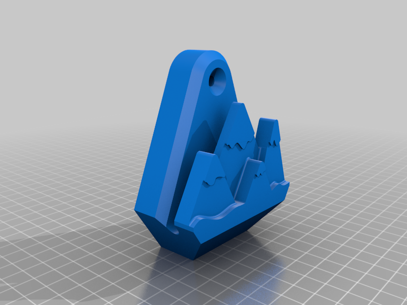 Snowboard Hidden hole mount