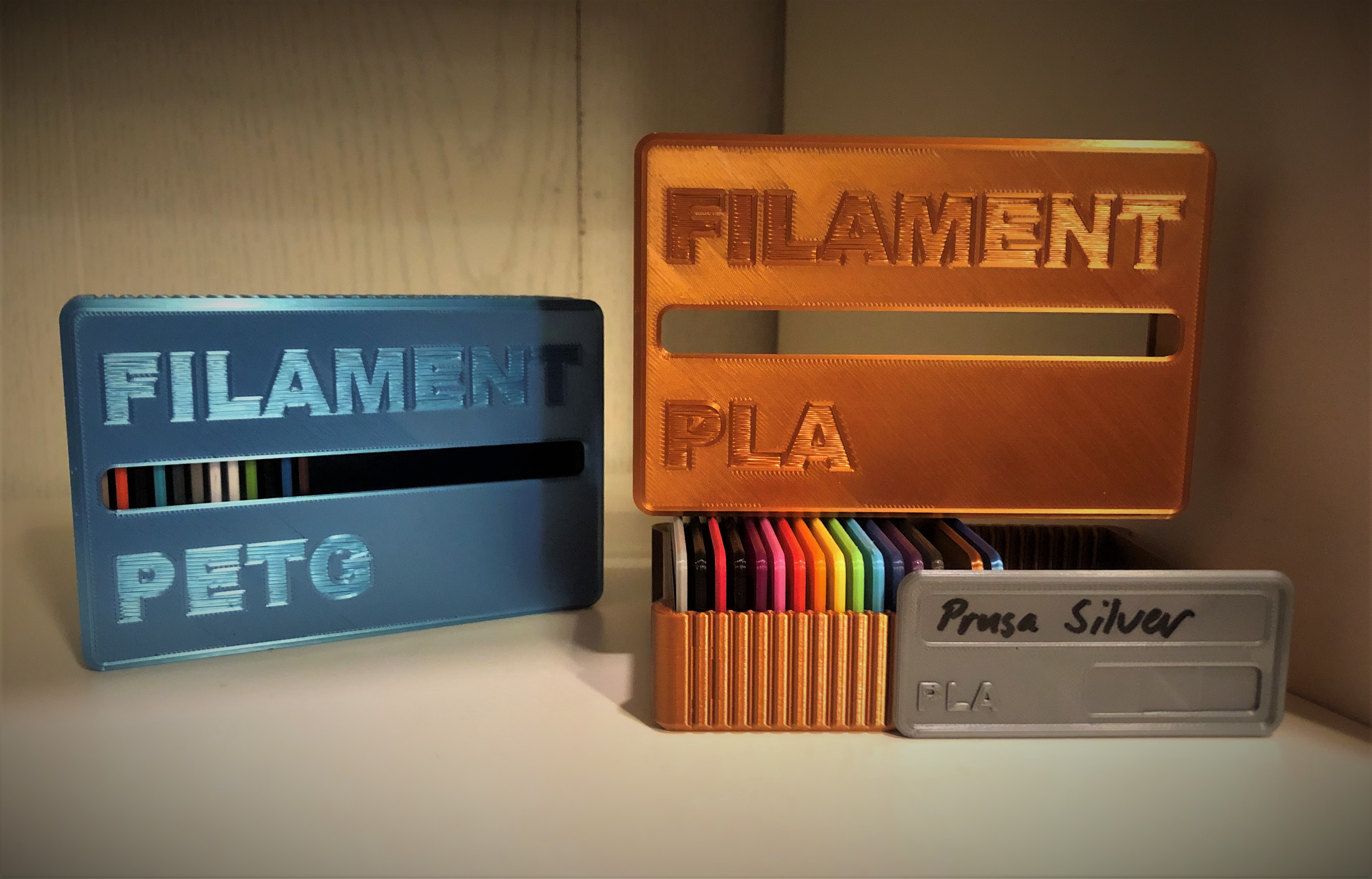 Filament sample with box