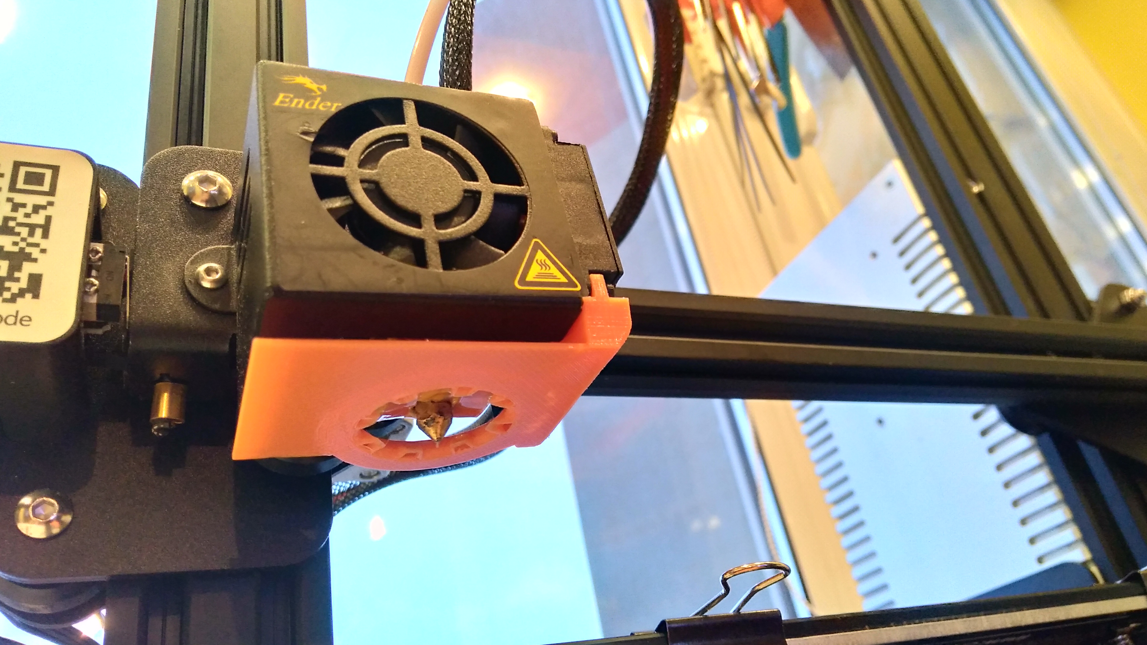Ender-3 Vent Ring with Windshield