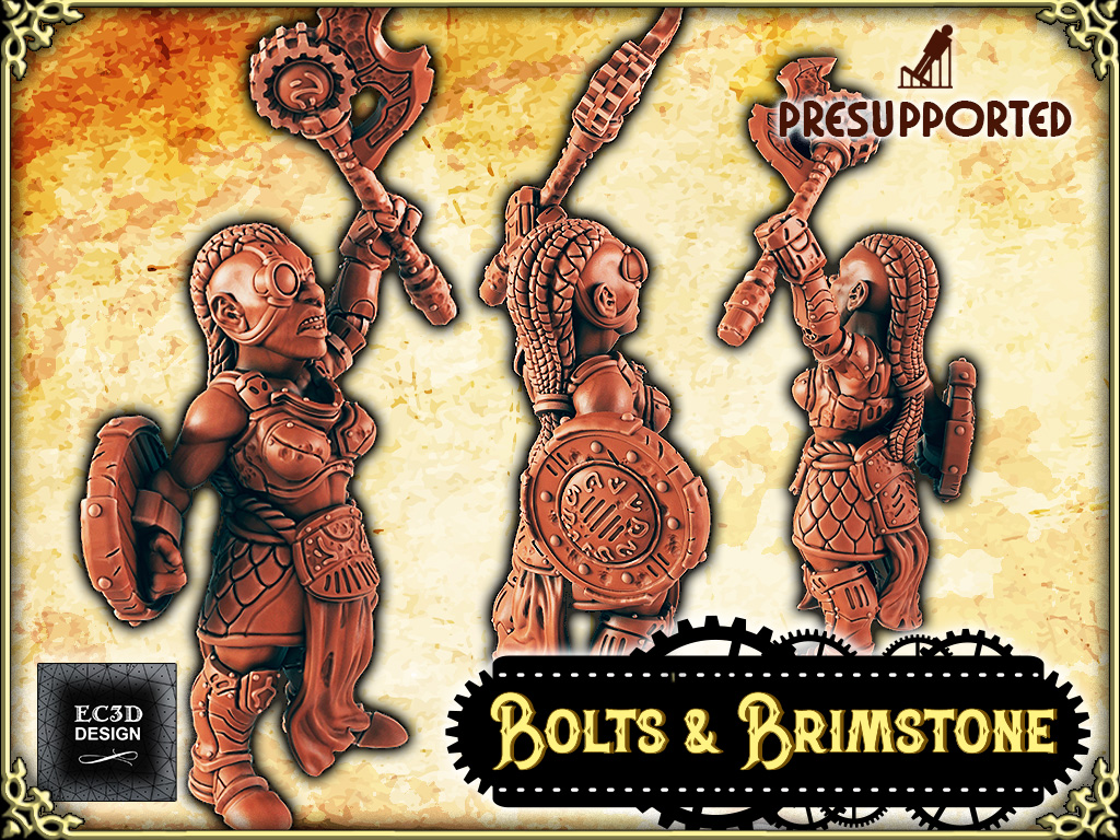Dwarf Warrior [BOLTS AND BRIMSTONE]