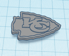 Chiefs croc charm