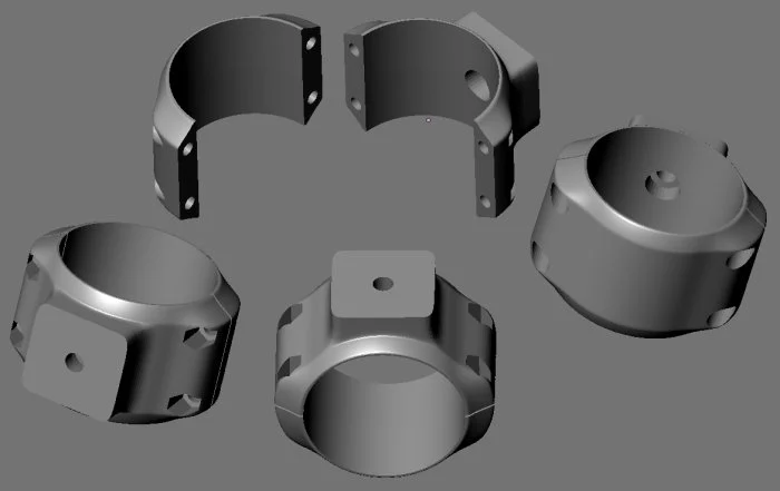 Fork tube mount for KTM Duke
