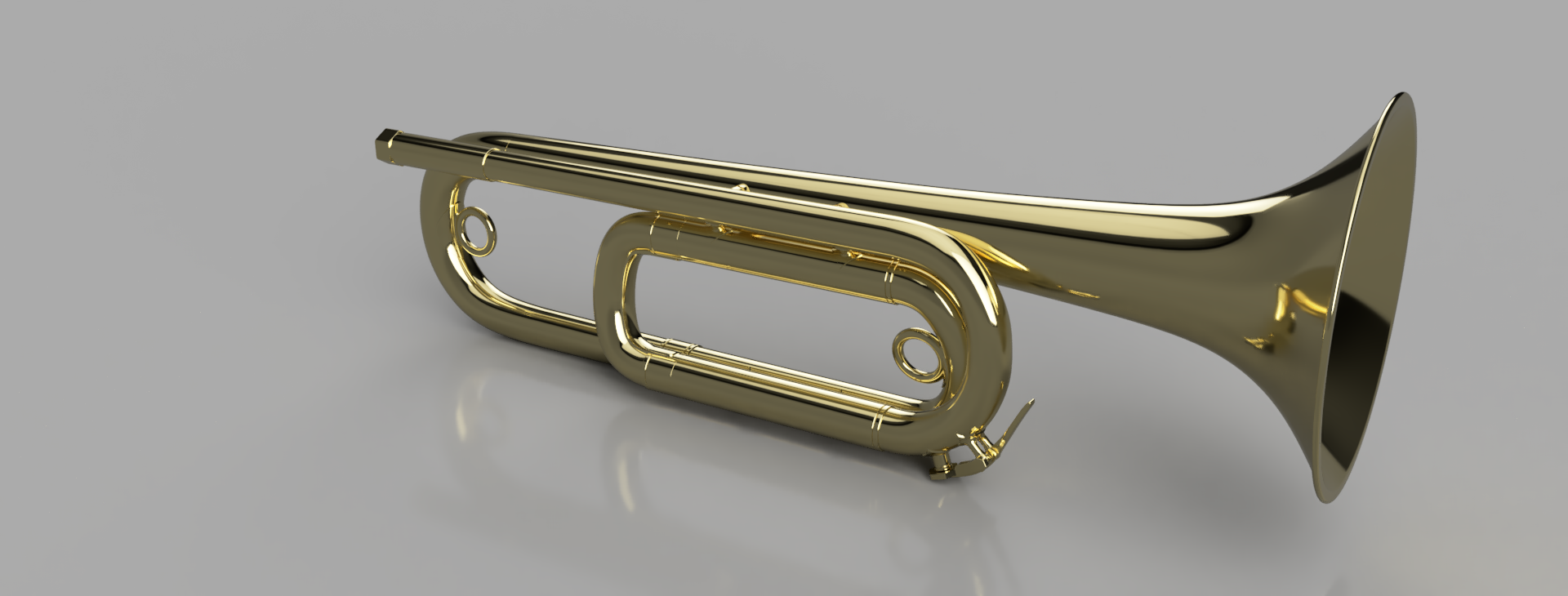 Bugle - Bach Stradivarius "The Kennedy" (3DPrint Version)