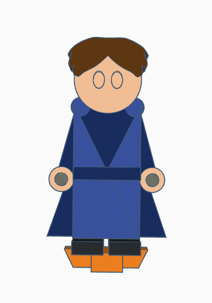 Flatminis Continued Male Human Robes