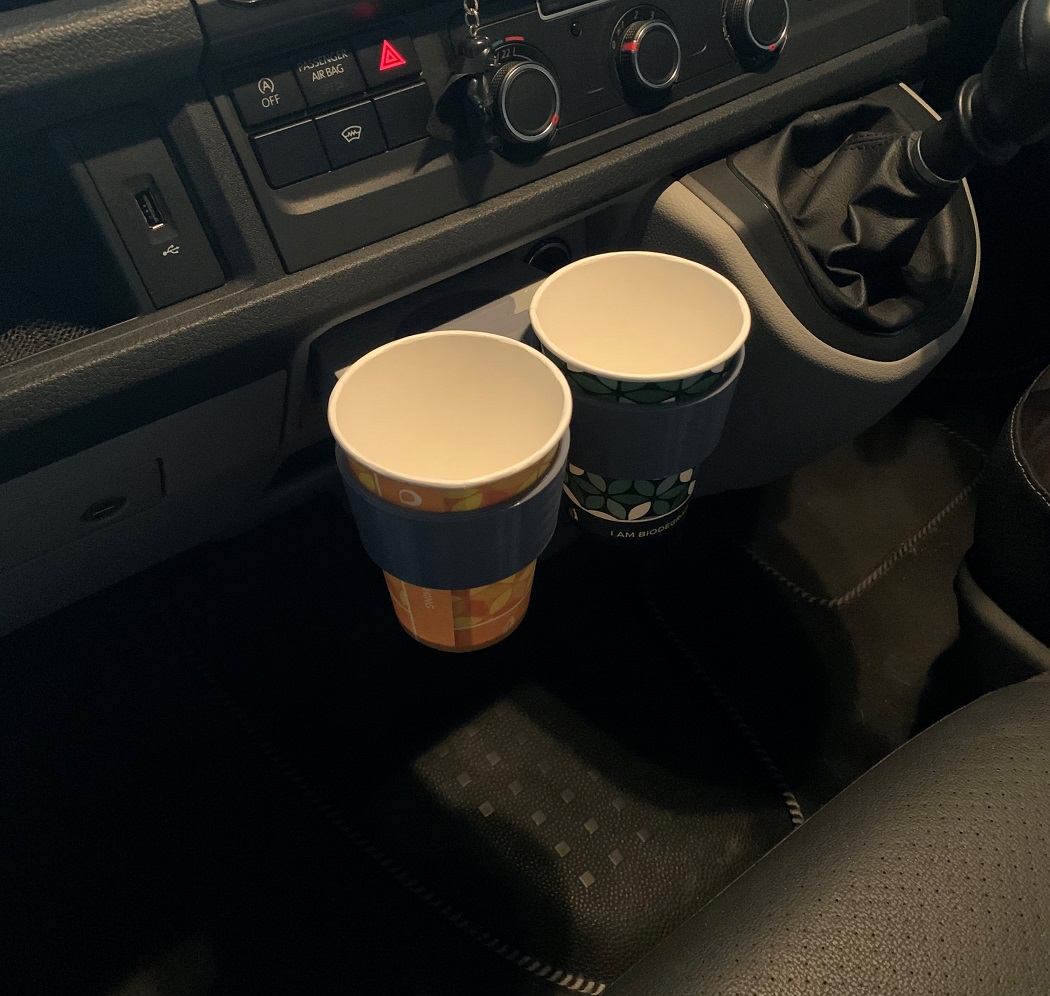 VW T6 Dash Centre Drink Holder Cubby Hole Insert