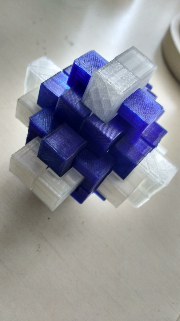 Cube Brain Teaser Puzzle