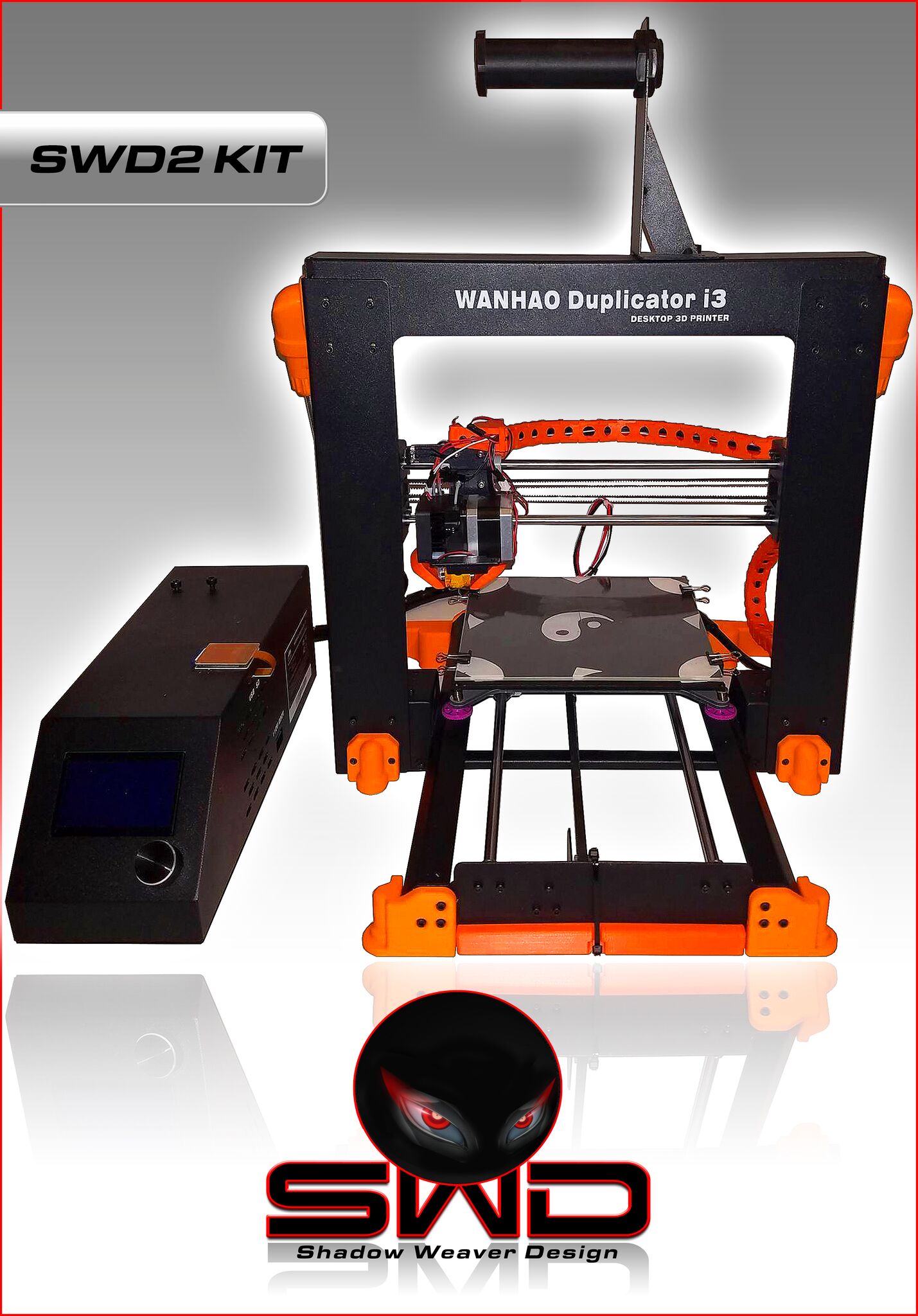 SWD2 KIT Z-AXIS REAR MOUNT FOR WANHAO DUPLICATOR I3 / MONOPRICE MAKER SELECT