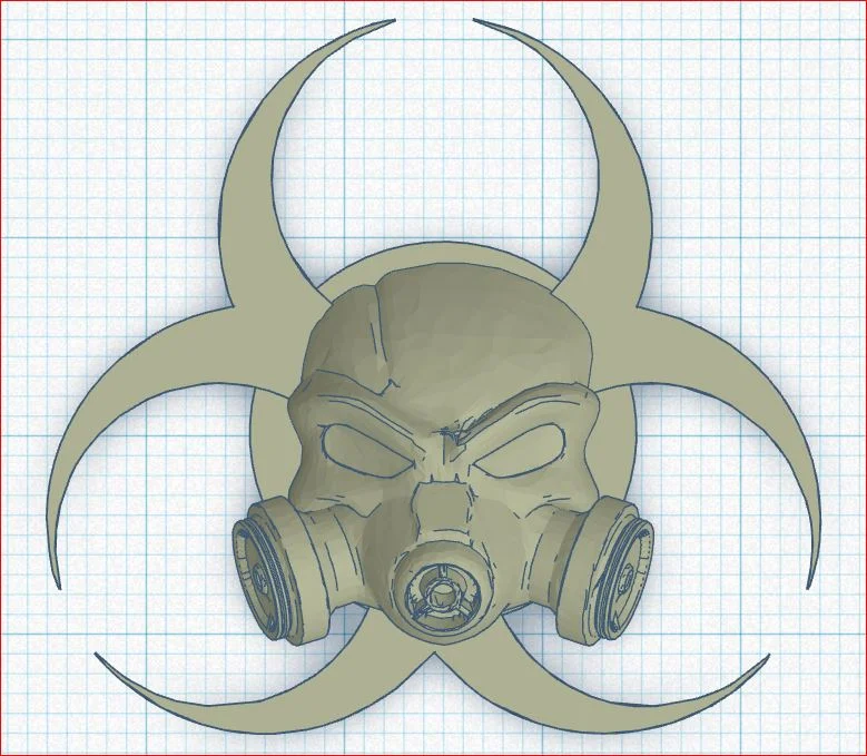 Gasmask Bio Hazard Door Knob
