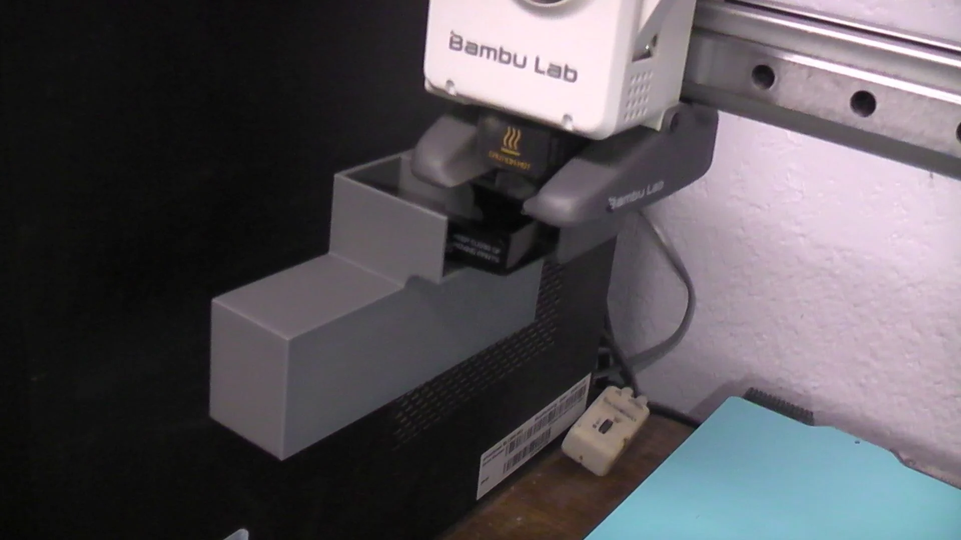 Slide on Poop bucket for Bambu Lab A1 and A1 mini 3d printers.