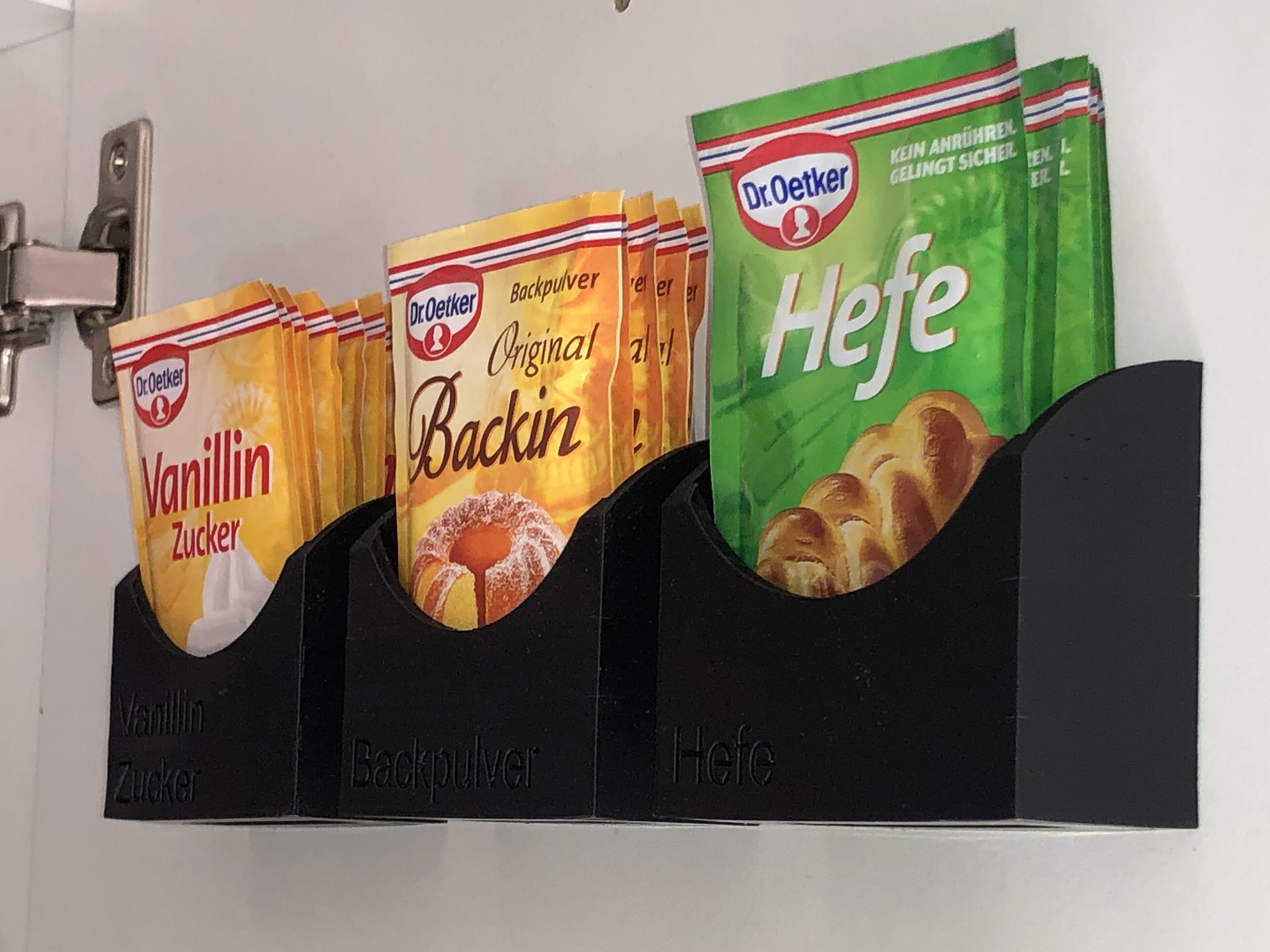 Baking ingredients storage