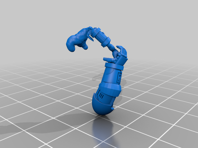 Smoke Grenade Throwing Space Warrior Right Hand CHUNKY EDITION