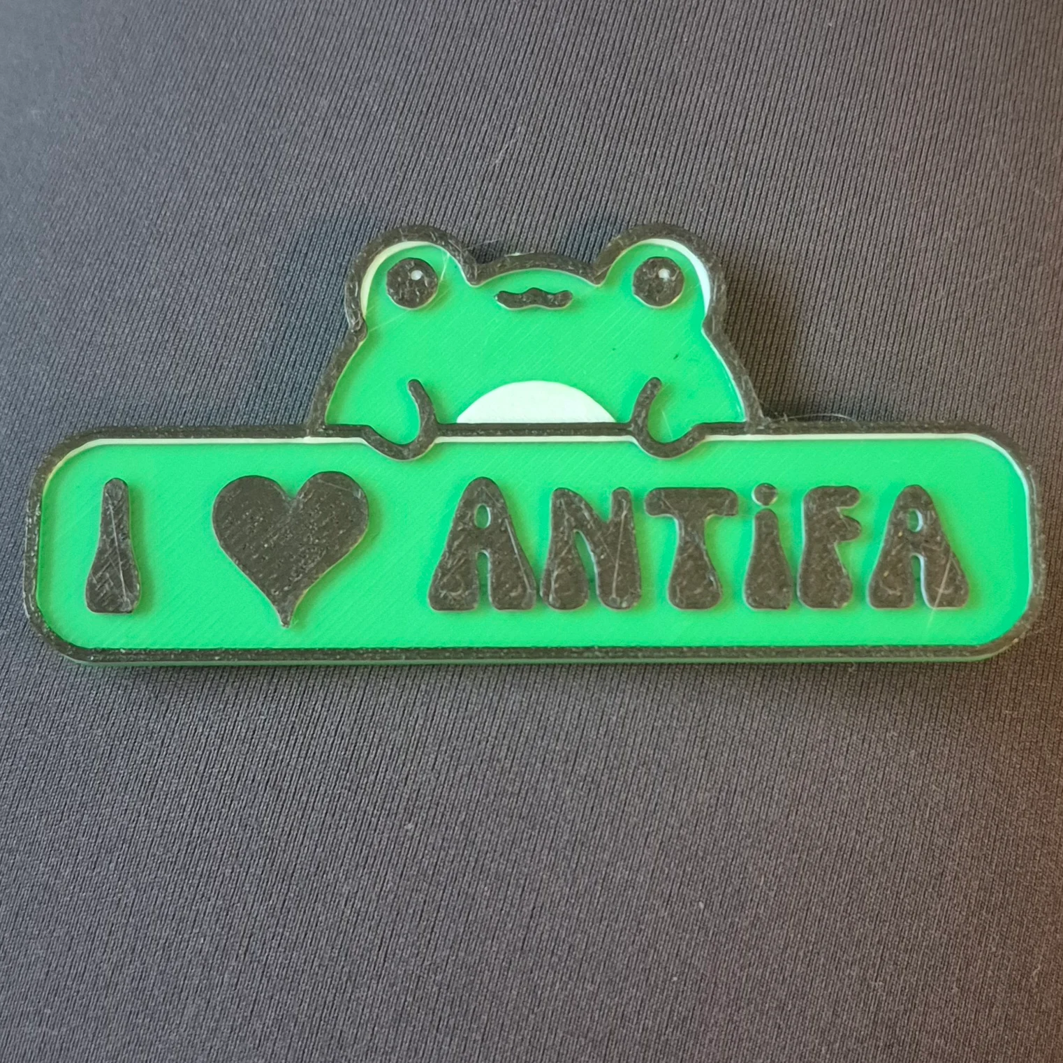 I love Antifa Froggie Sign