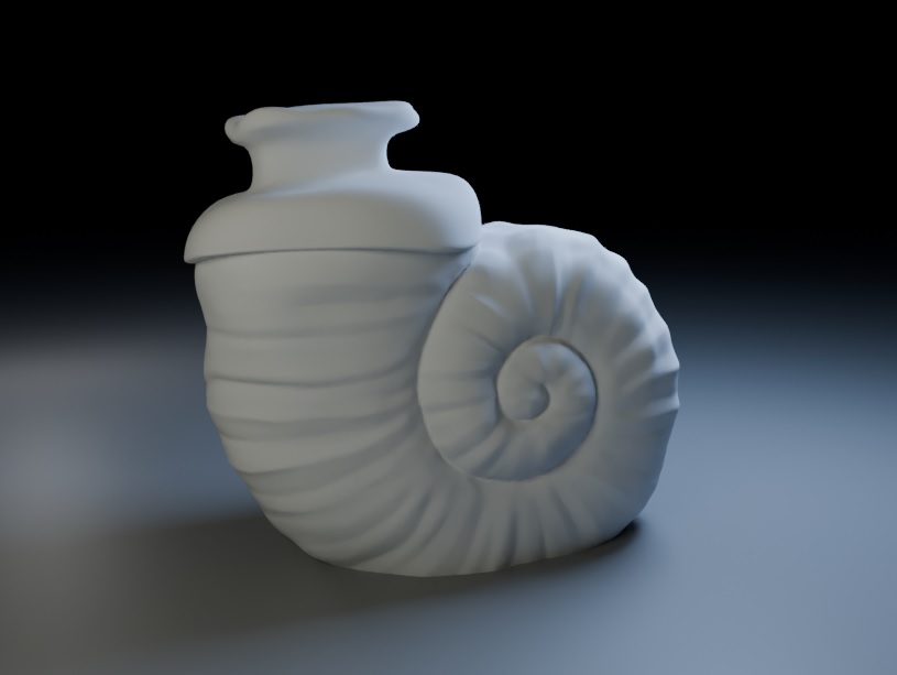 Sea shell container
