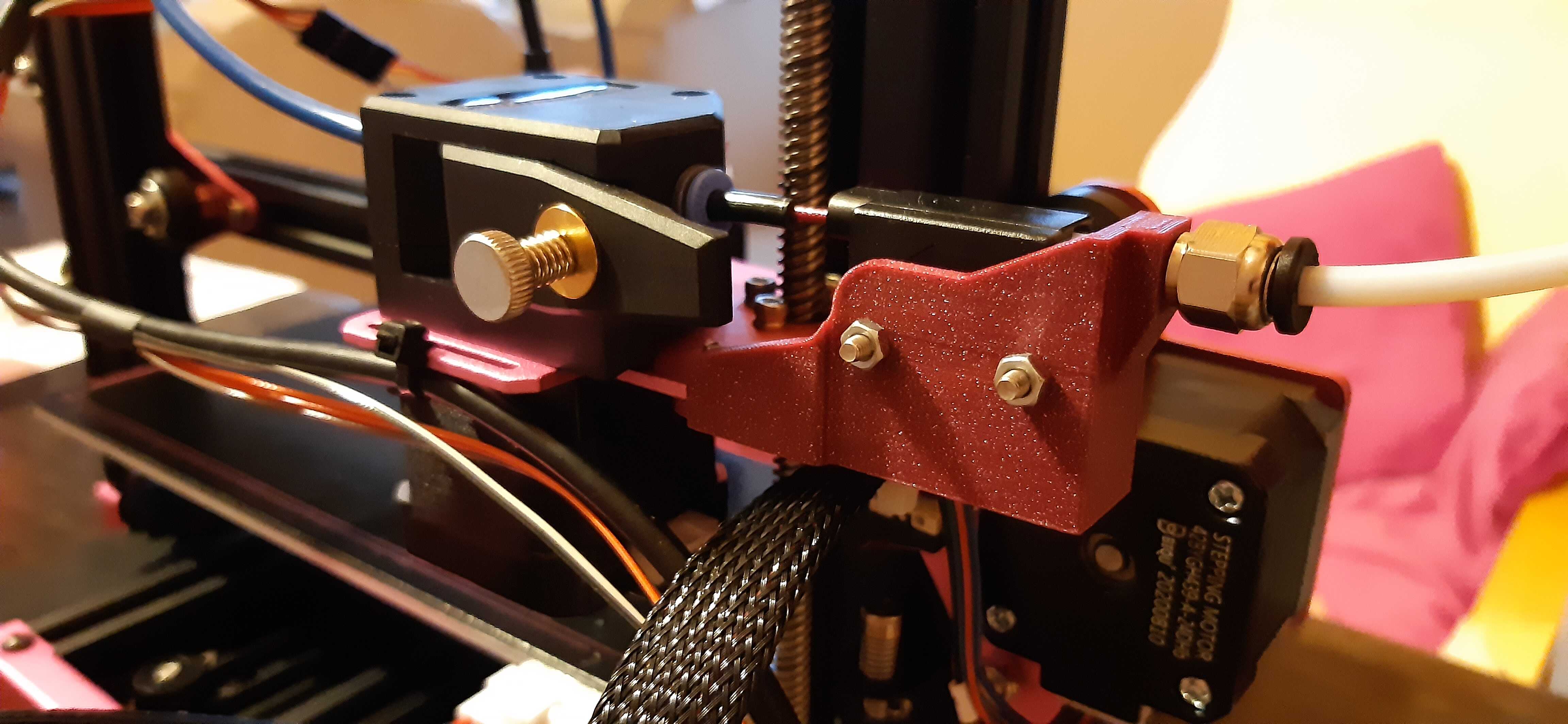 Filament runout sensor mount and guide for BIQU B1 (BMG)