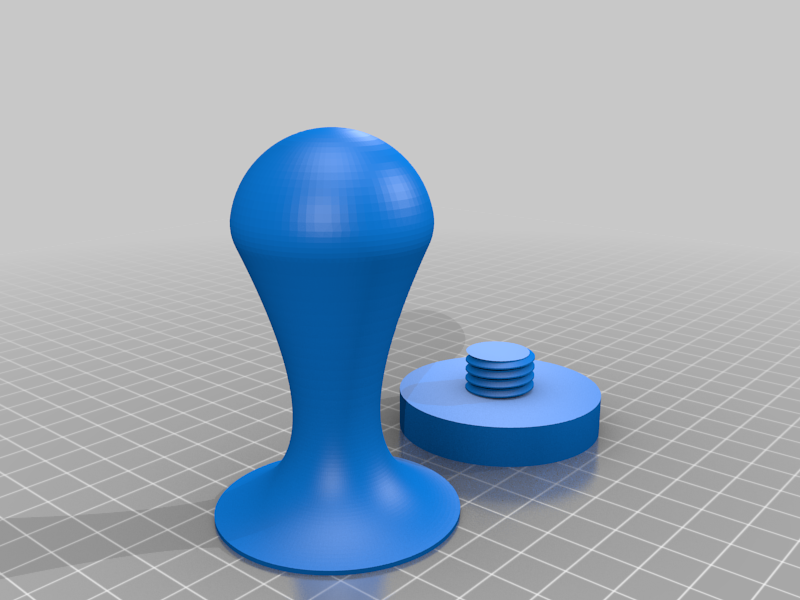 Modular Espresso Tamper with Weighted Base