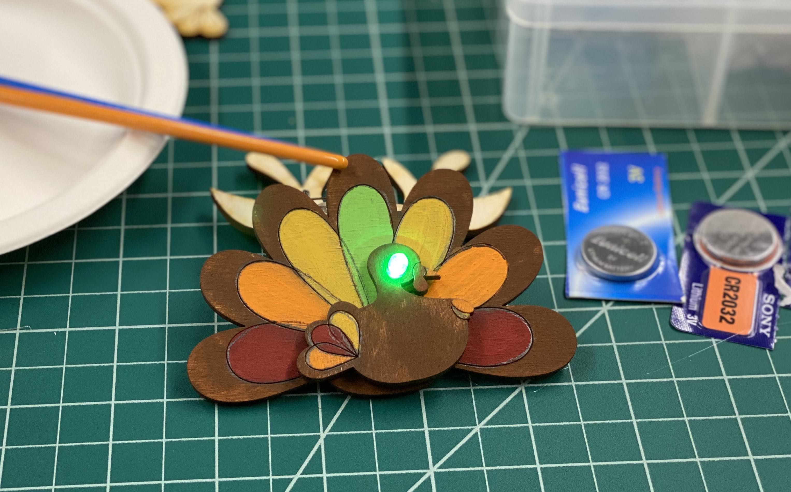 Light-up Turkey Pins