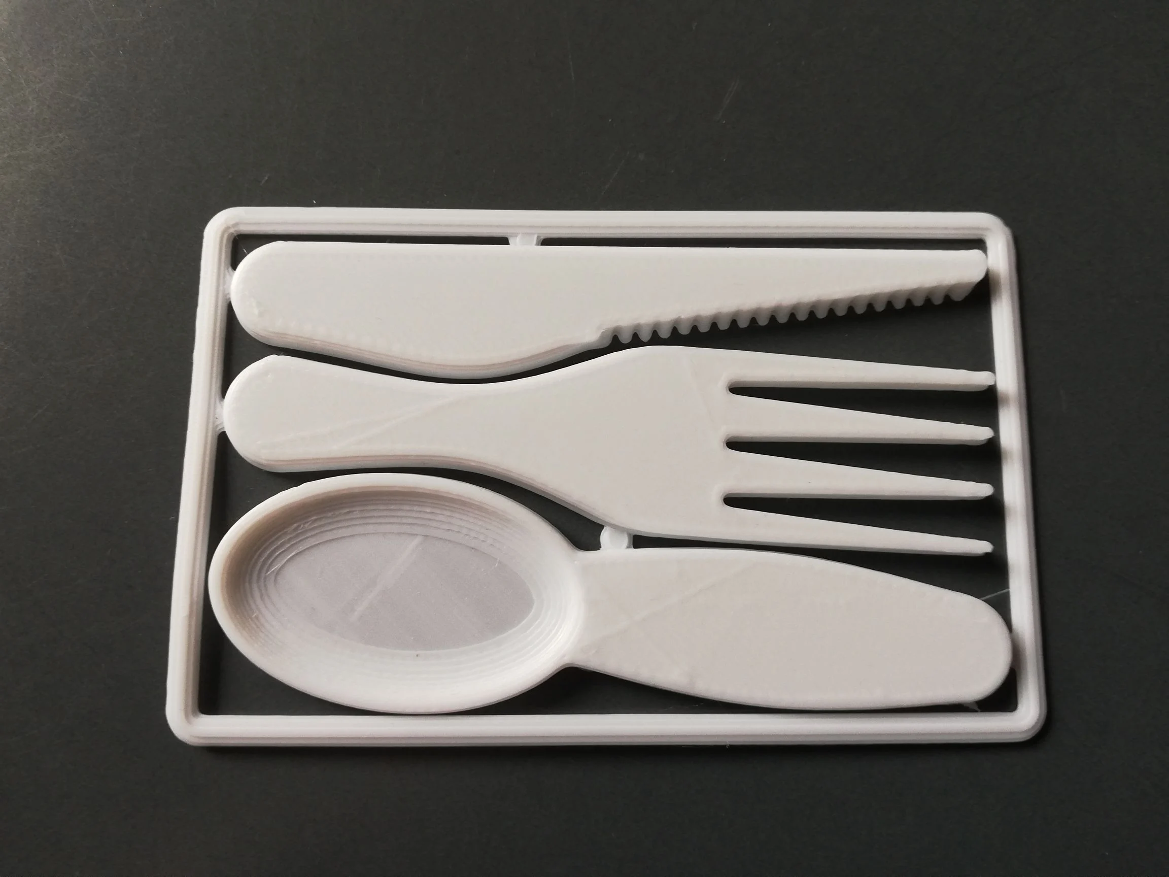 Credit card cutlery