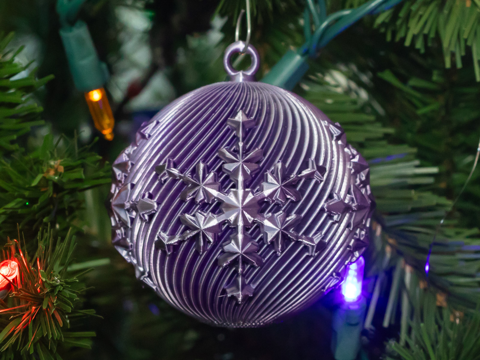 Snowflake Christmas Ball 2025