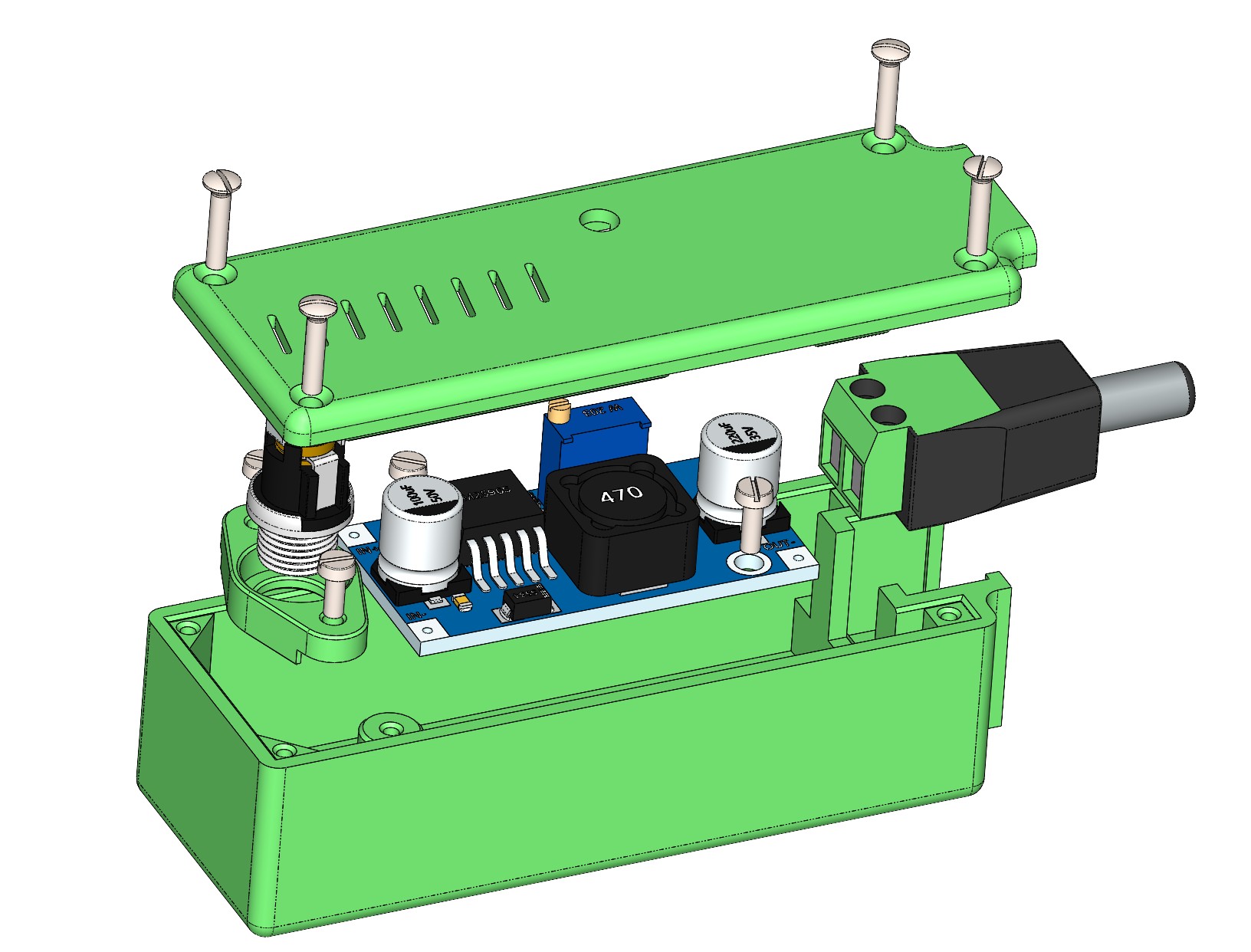 LM2596 Case short V2