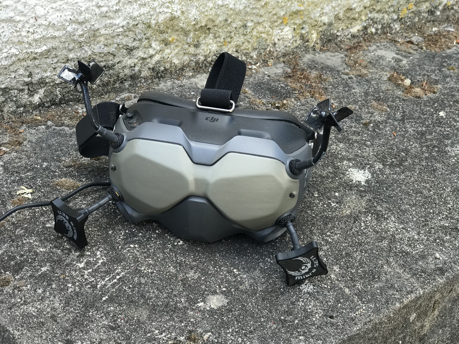 dji fpv system front plate - for own custom designs