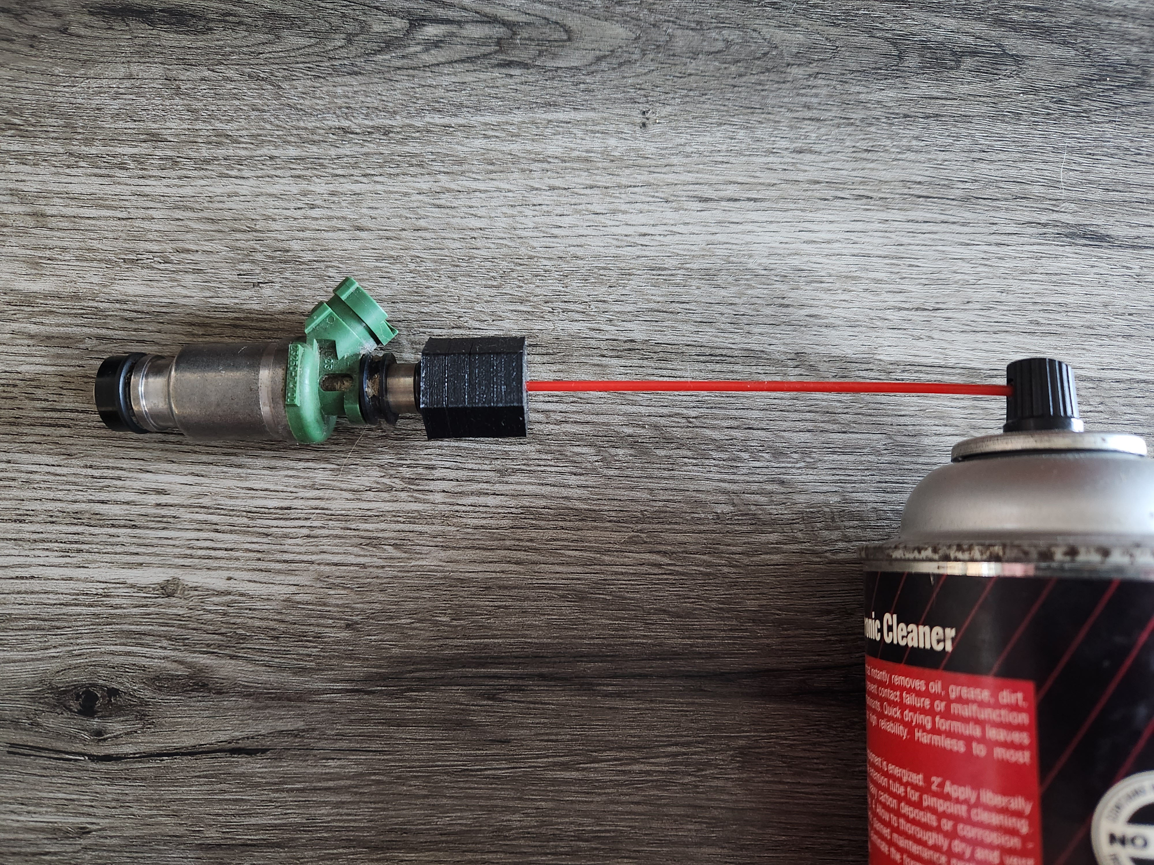 Fuel Injector Cleaner Adapter Injection