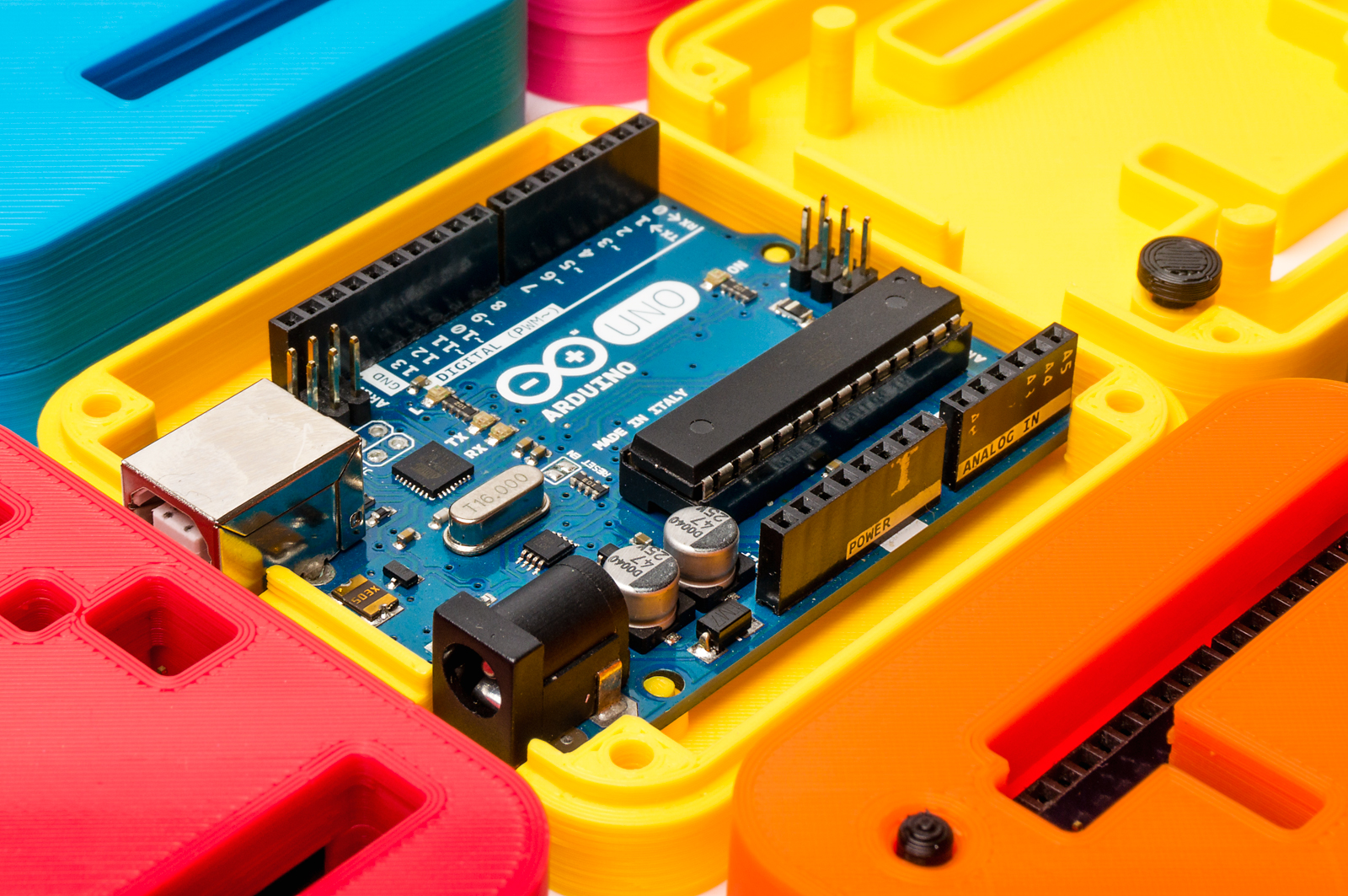 3D Printed Case for Arduino Uno, Leonardo.