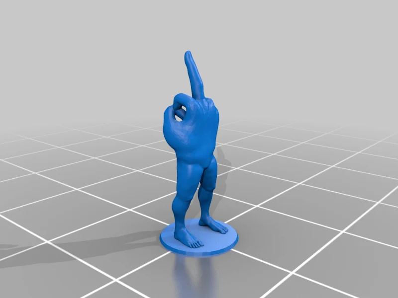 Handyman - middle finger - REVERSED