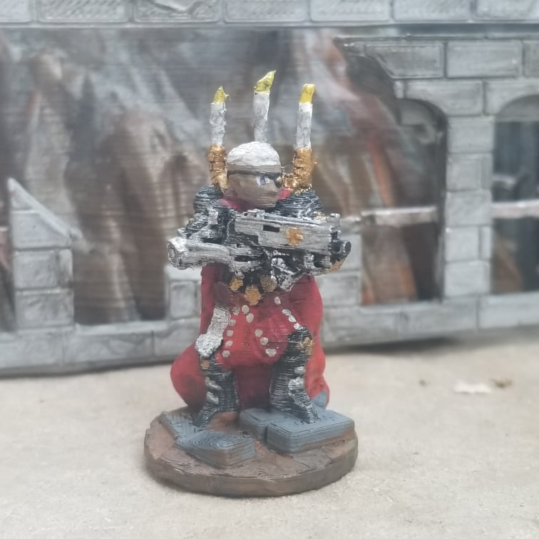 Veteran Space Catholic Cyborg
